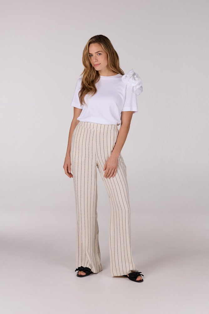 ROZEMARIJN BROEK LMS 429 long wide Beige ROZEMARIJN BROEK LMS 429 long wide Beige