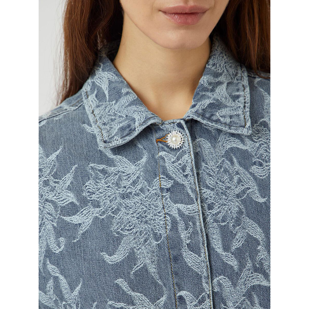 YASFLAMERA SS DENIM SHIRT DRESS S. Blauw YASFLAMERA SS DENIM SHIRT DRESS S. Blauw