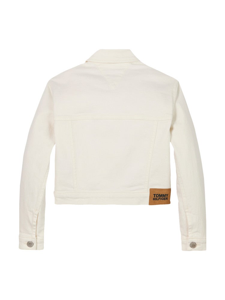 DENIM TRUCKER WHITE JACKET Wit 1 DENIM TRUCKER WHITE JACKET Wit 1