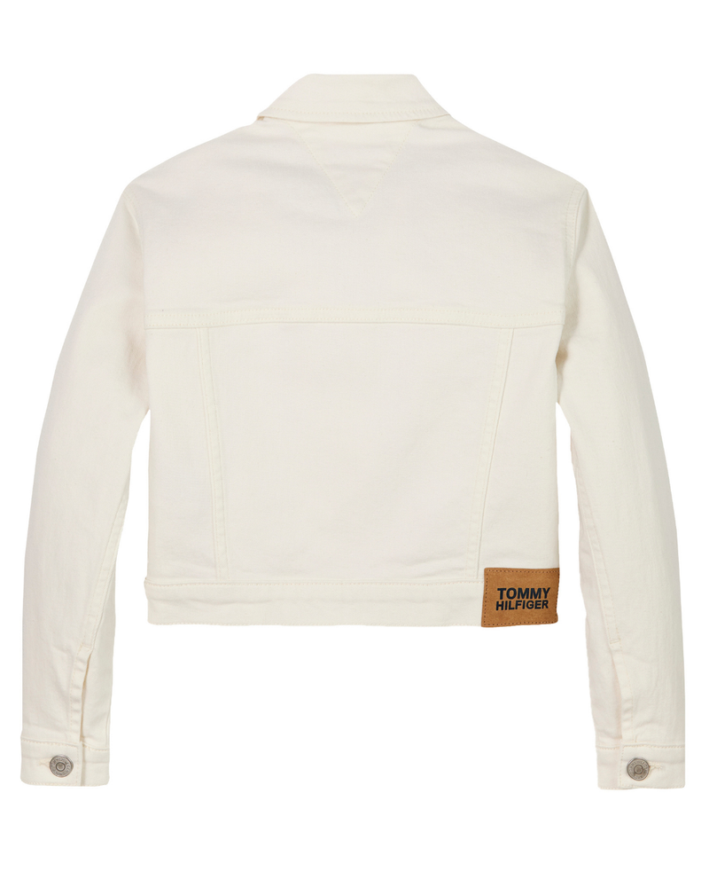 DENIM TRUCKER WHITE JACKET Wit 1 DENIM TRUCKER WHITE JACKET Wit 1