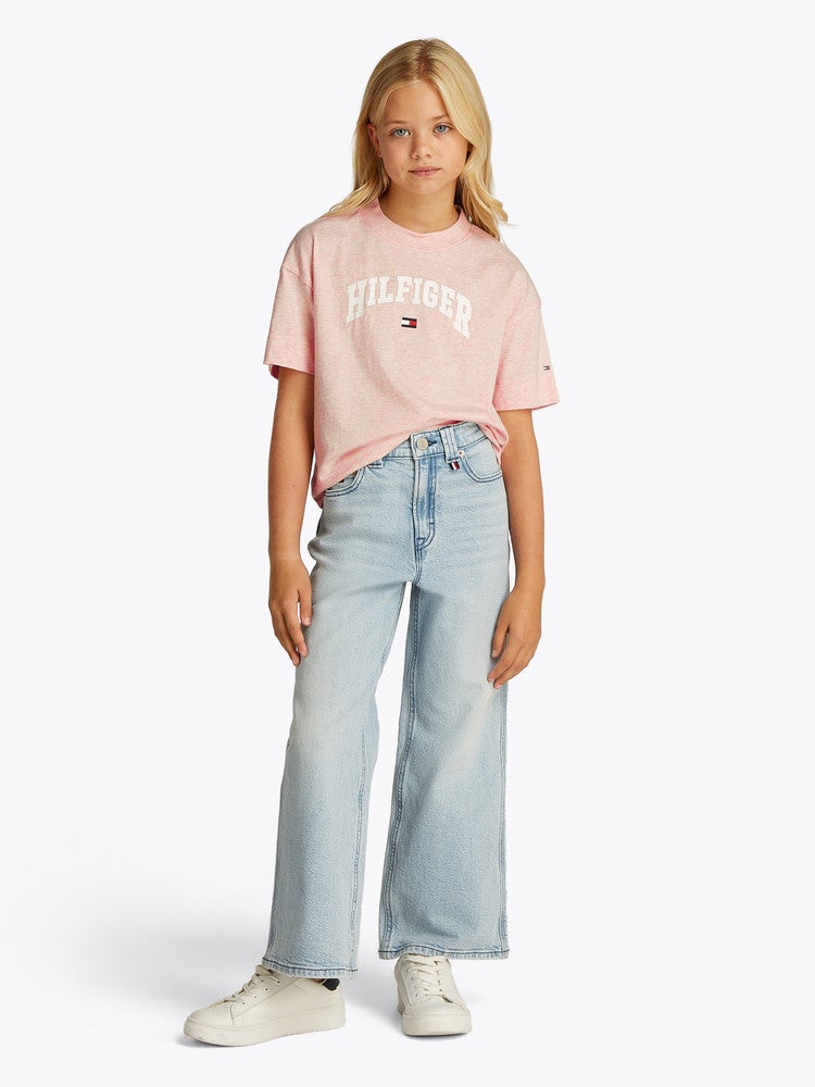 MELANGE VARSITY ARCHIVE TEE Roze MELANGE VARSITY ARCHIVE TEE Roze