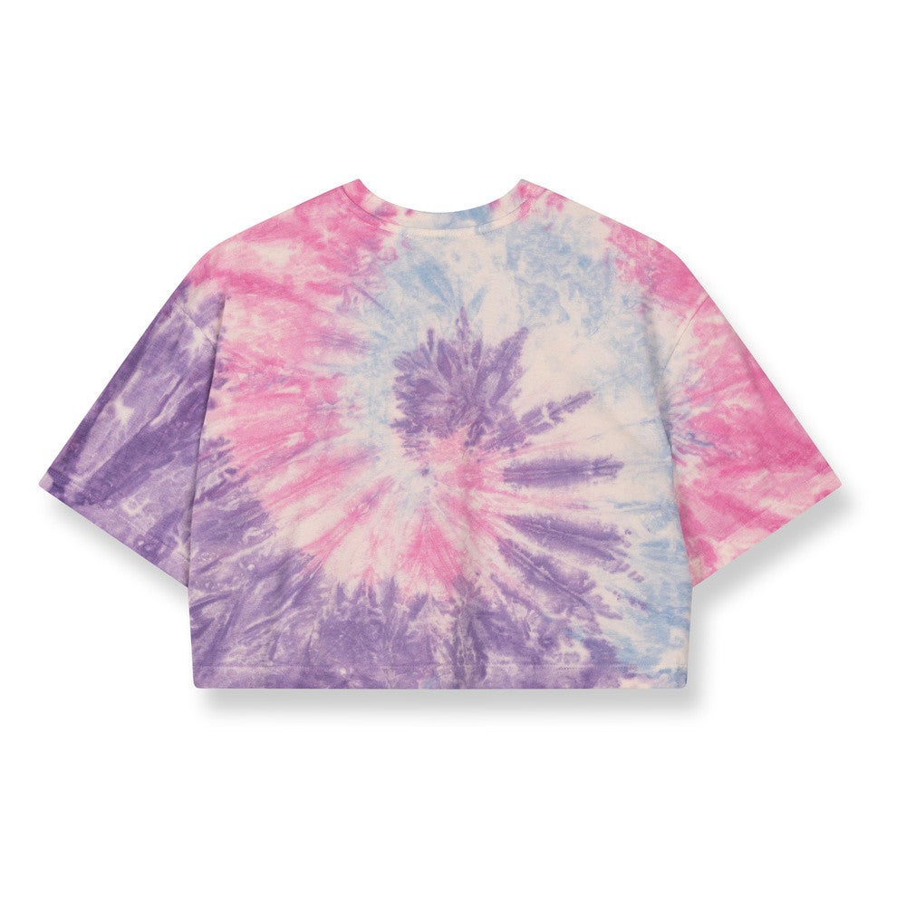 Ladies Knitted Cropped T-shirt Marilyn Multi Ladies Knitted Cropped T-shirt Marilyn Multi