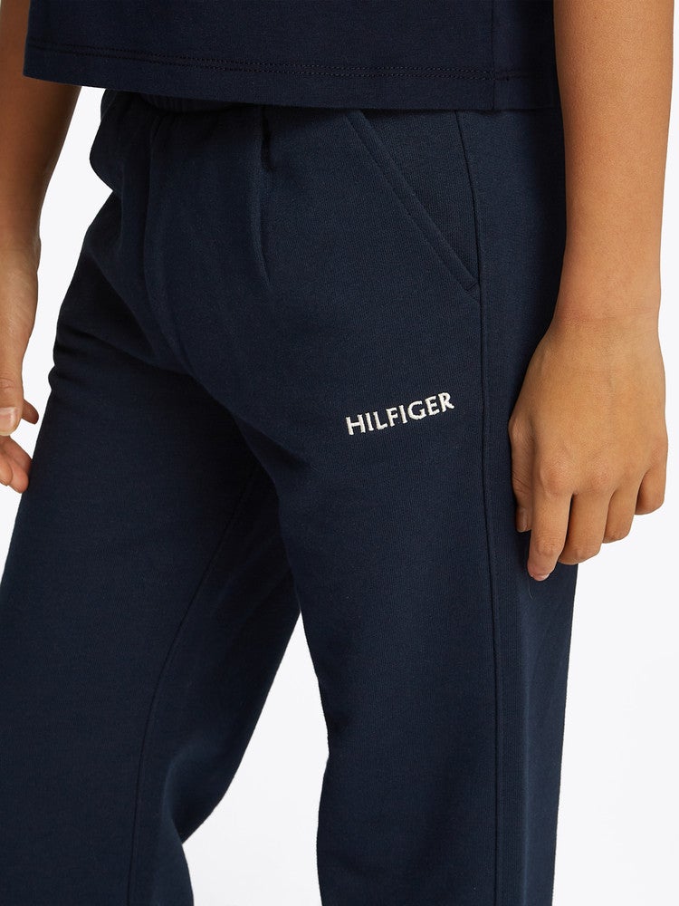 HILFIGER SEQUINS FLAG TEE Donker Blauw HILFIGER SEQUINS FLAG TEE Donker Blauw