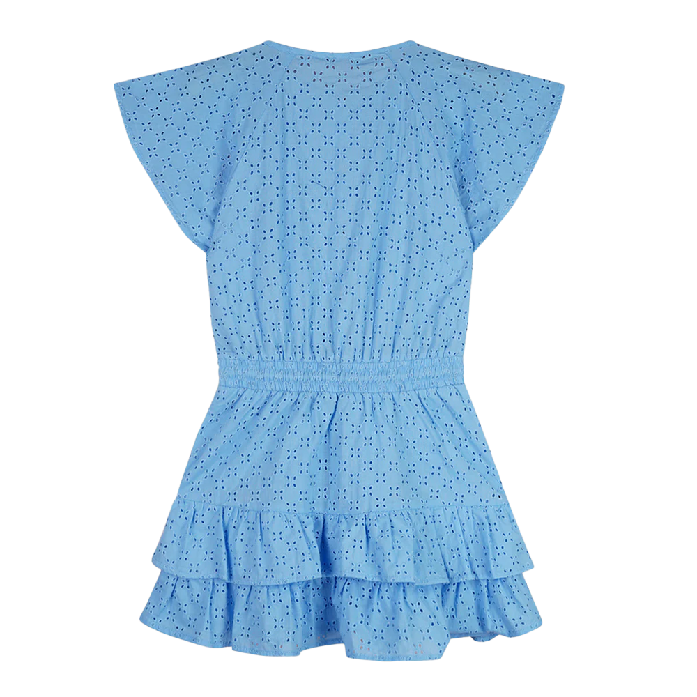 Siggy embroidered dress Blauw Siggy embroidered dress Blauw