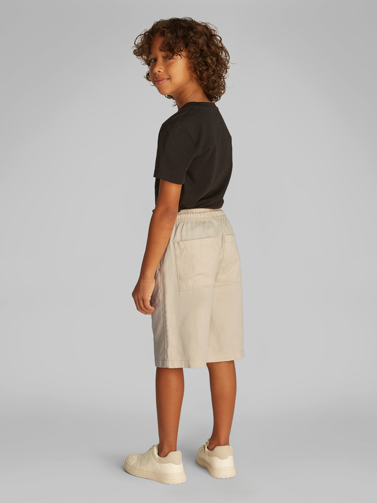 LINEN RELAXED SHORTS Beige LINEN RELAXED SHORTS Beige