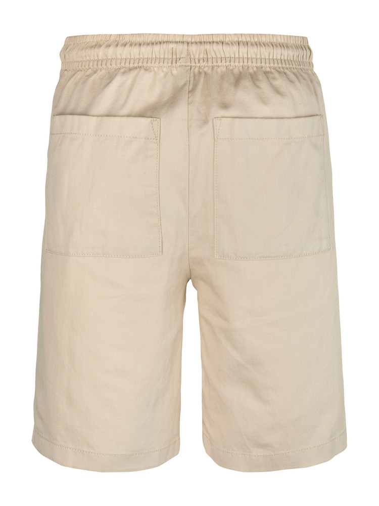 LINEN RELAXED SHORTS Beige LINEN RELAXED SHORTS Beige