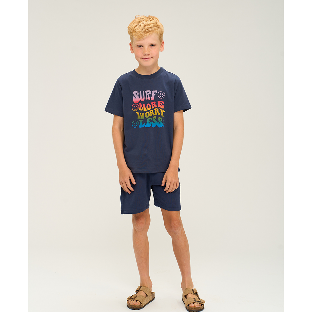 Olsen S_S Tee Surf Blauw Olsen S_S Tee Surf Blauw