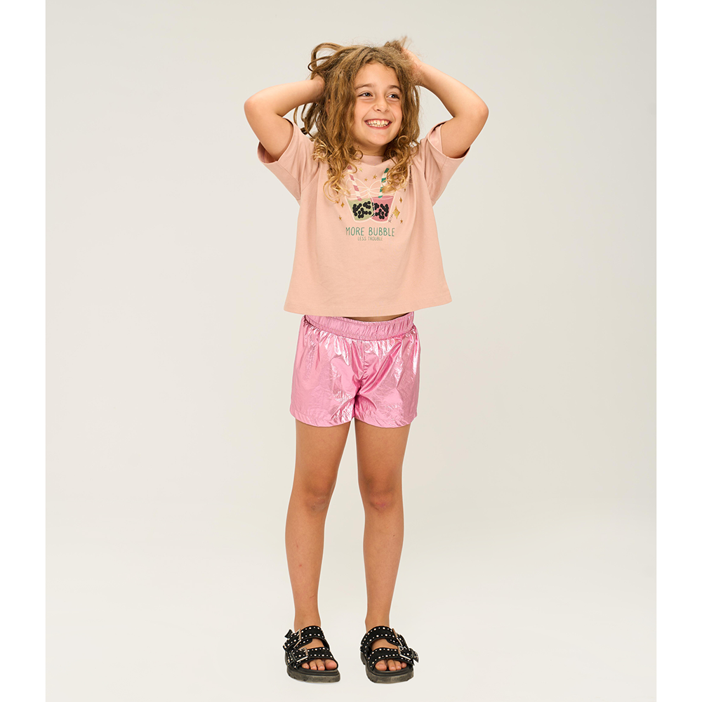Olga OS S_S Tee Bubble Roze Olga OS S_S Tee Bubble Roze