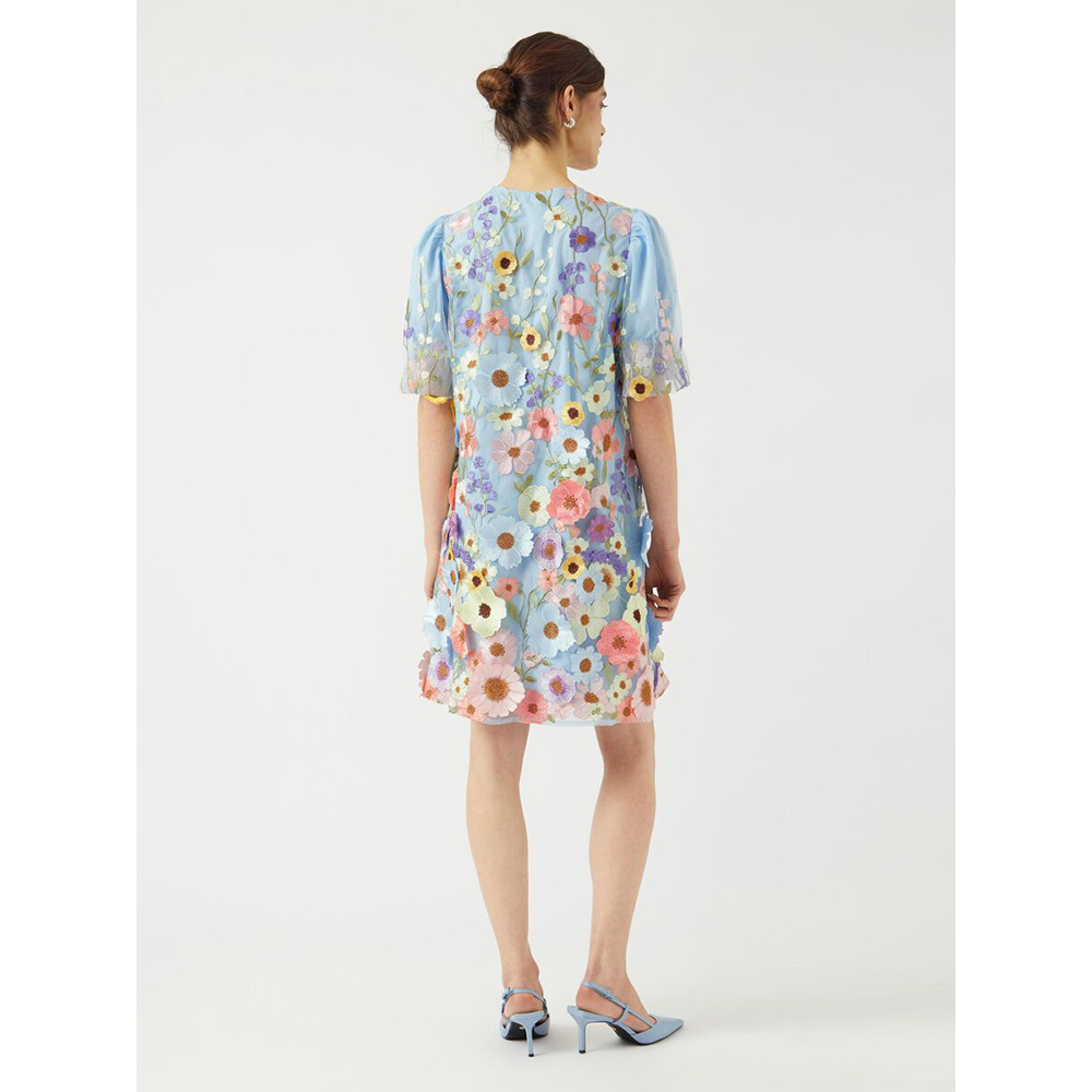 YASFLOWERING SS DRESS NEW - SHOW Blauw YASFLOWERING SS DRESS NEW - SHOW Blauw