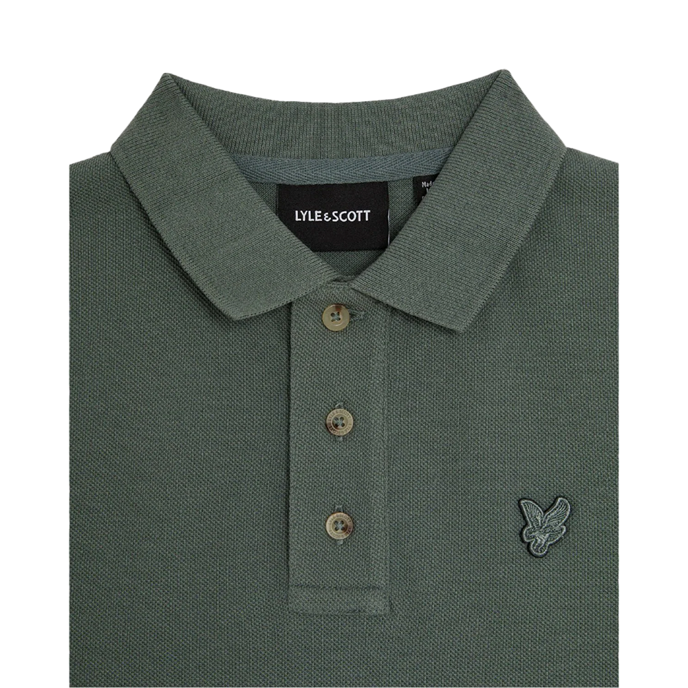 Linen Polo Shirt Groen Linen Polo Shirt Groen
