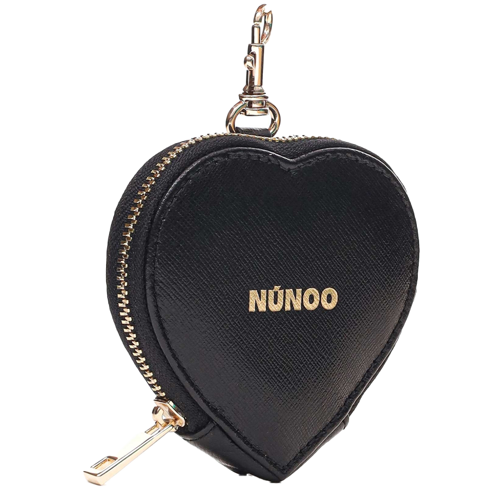 Heart coin pocket Florence black w. Gold Zwart 1 Heart coin pocket Florence black w. Gold Zwart 1