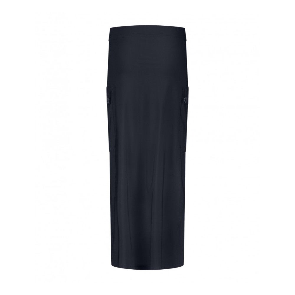 Cargo Skirt Navy Denim Donker Blauw Cargo Skirt Navy Denim Donker Blauw
