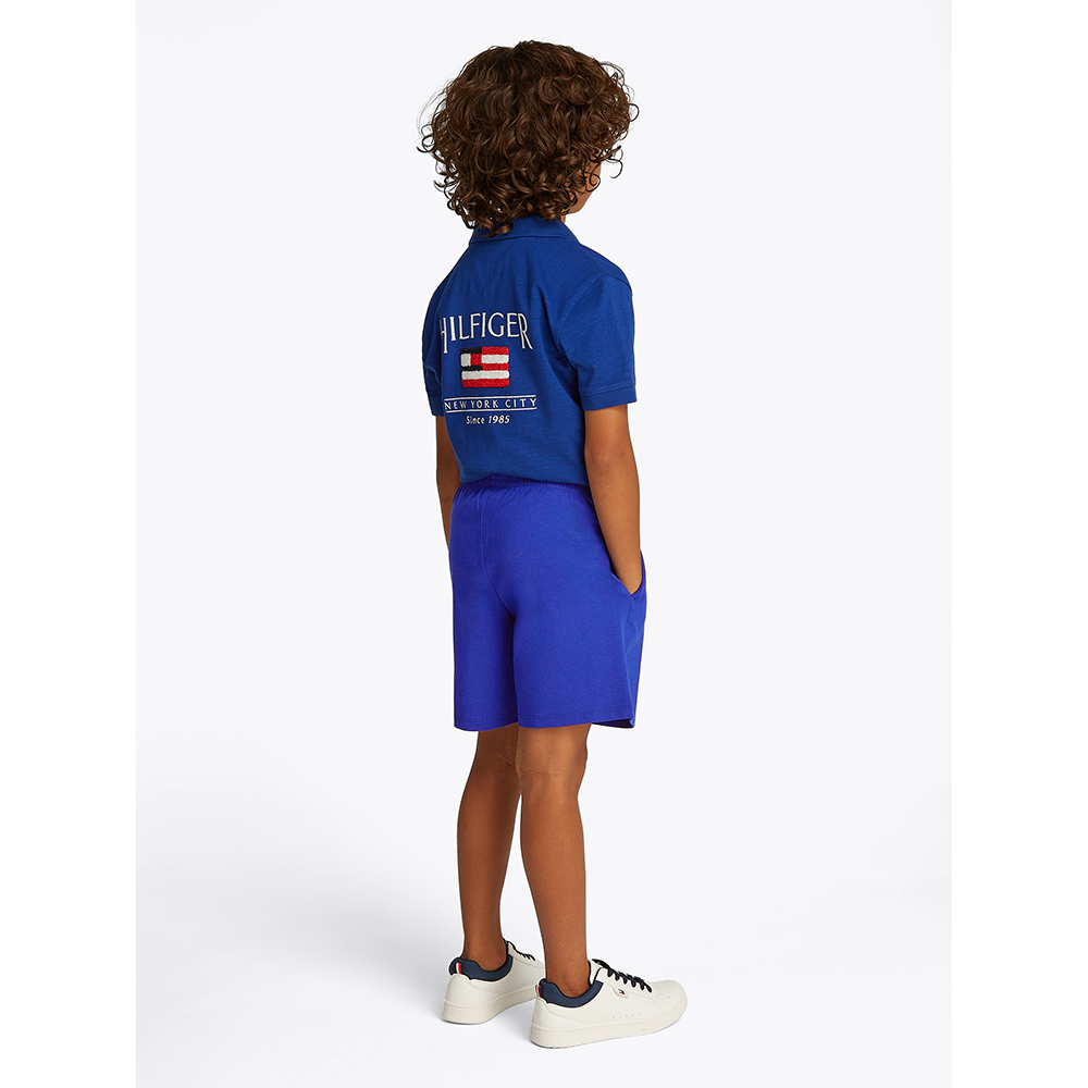 TH GRAPHIC SWEATSHORT KOBALT Blauw TH GRAPHIC SWEATSHORT KOBALT Blauw