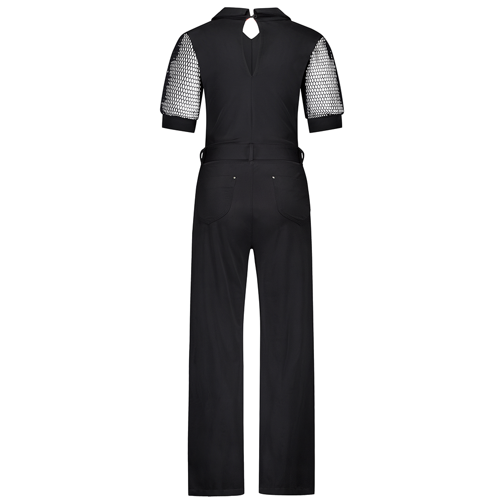 Jumpsuit Mesh Black Zwart 1 Jumpsuit Mesh Black Zwart 1