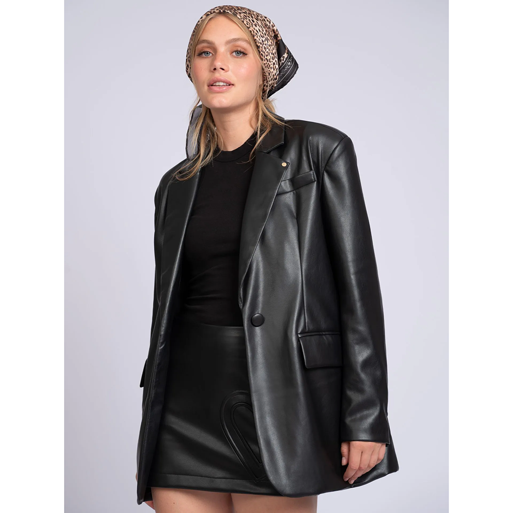 Ilevio PU Blazer Zwart 1 Ilevio PU Blazer Zwart 1