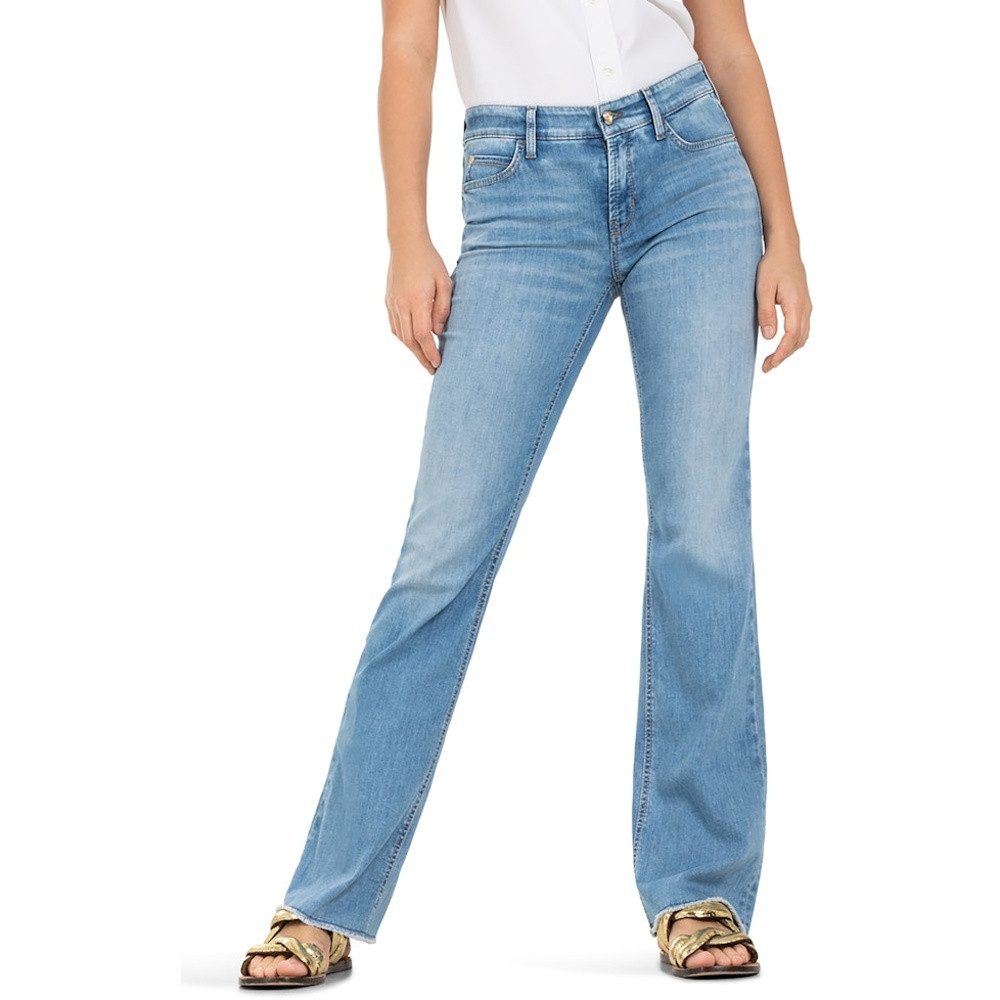 Paris Flared Jeans Stretch Blauw Paris Flared Jeans Stretch Blauw