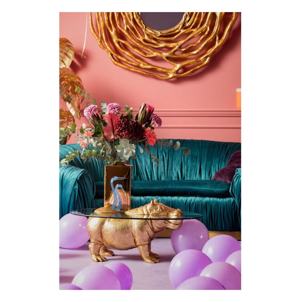 Coffee Table Hippo 80x49CM Goud KL Coffee Table Hippo 80x49CM Goud KL