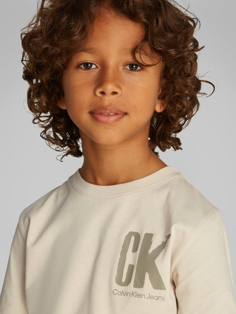 CHEST SURF GRAPHIC T-SHIRT Beige CHEST SURF GRAPHIC T-SHIRT Beige