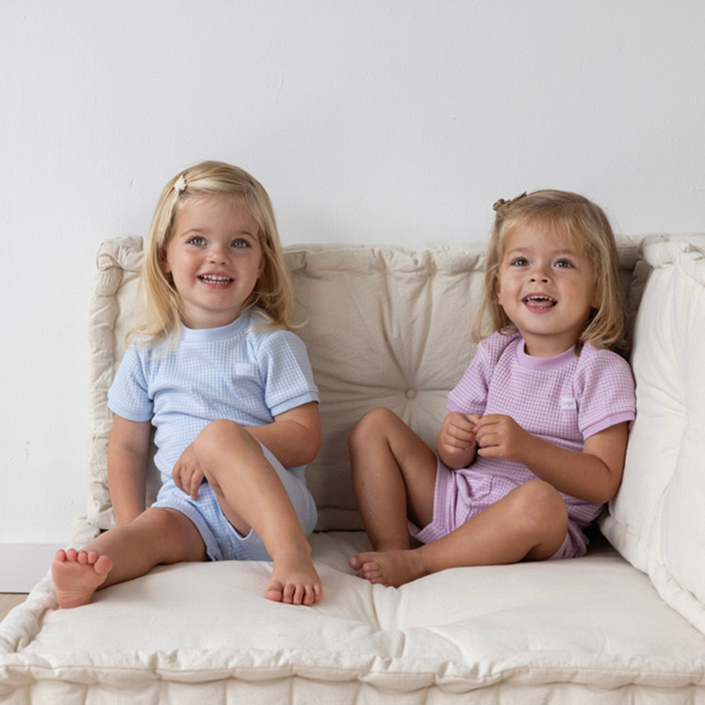 Shortama wafel Summer Special Licht Blauw Shortama wafel Summer Special Licht Blauw