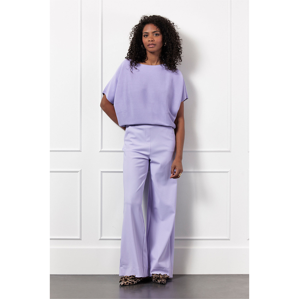 Lexie bonded trousers Paars Lexie bonded trousers Paars
