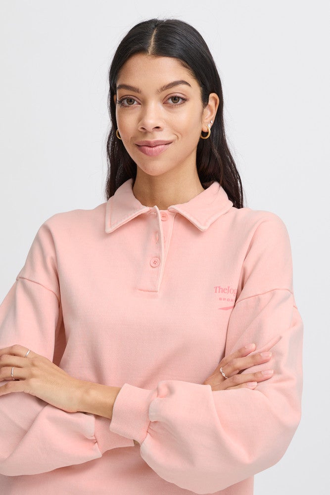 JCRUBI Collar Sweat Roze JCRUBI Collar Sweat Roze