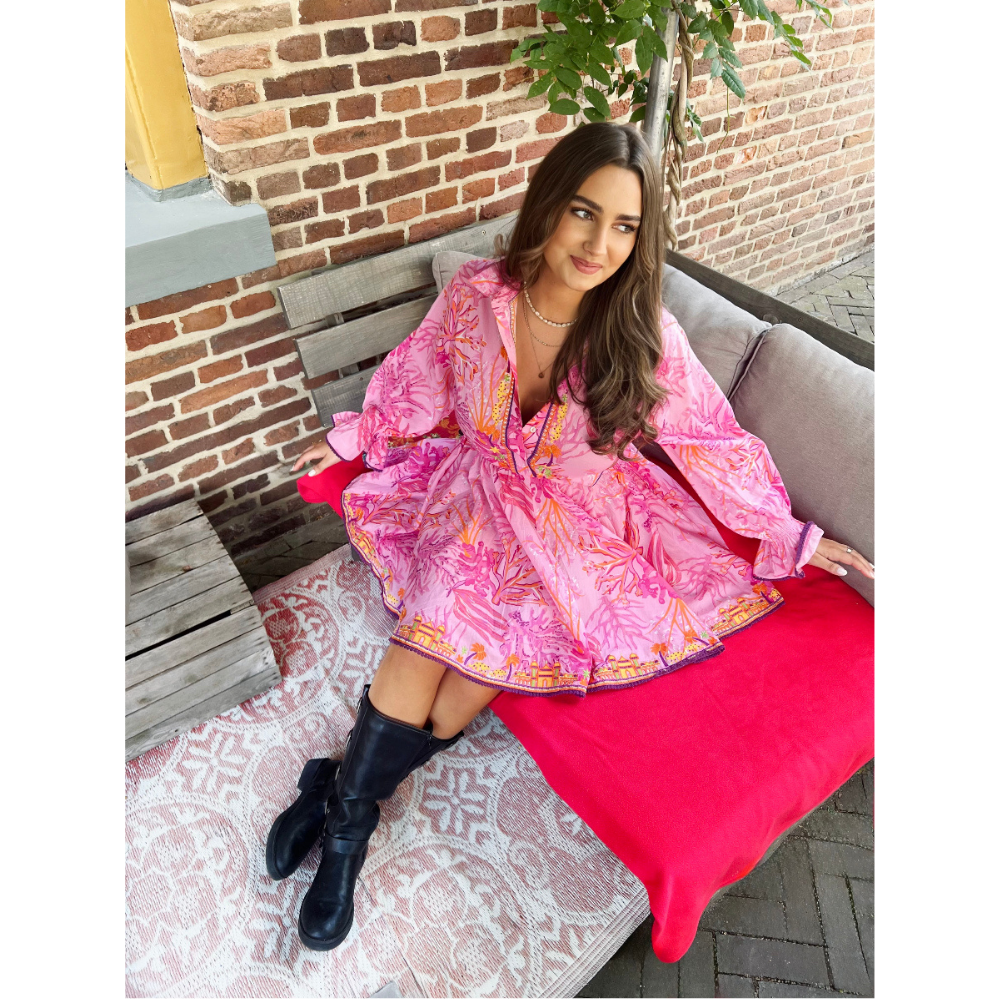 Dress Coral Roze Dress Coral Roze