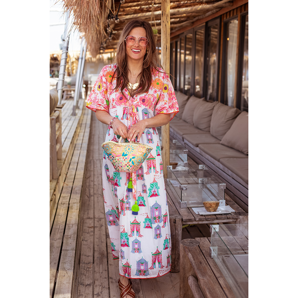 Mix Long Dress Print Mix Long Dress Print