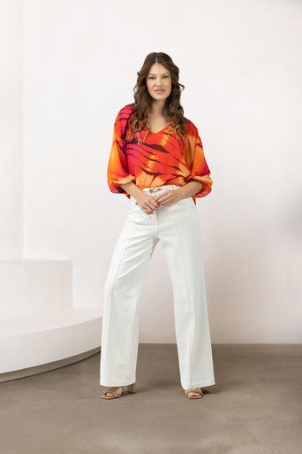 Azra Blouse Oranje Azra Blouse Oranje