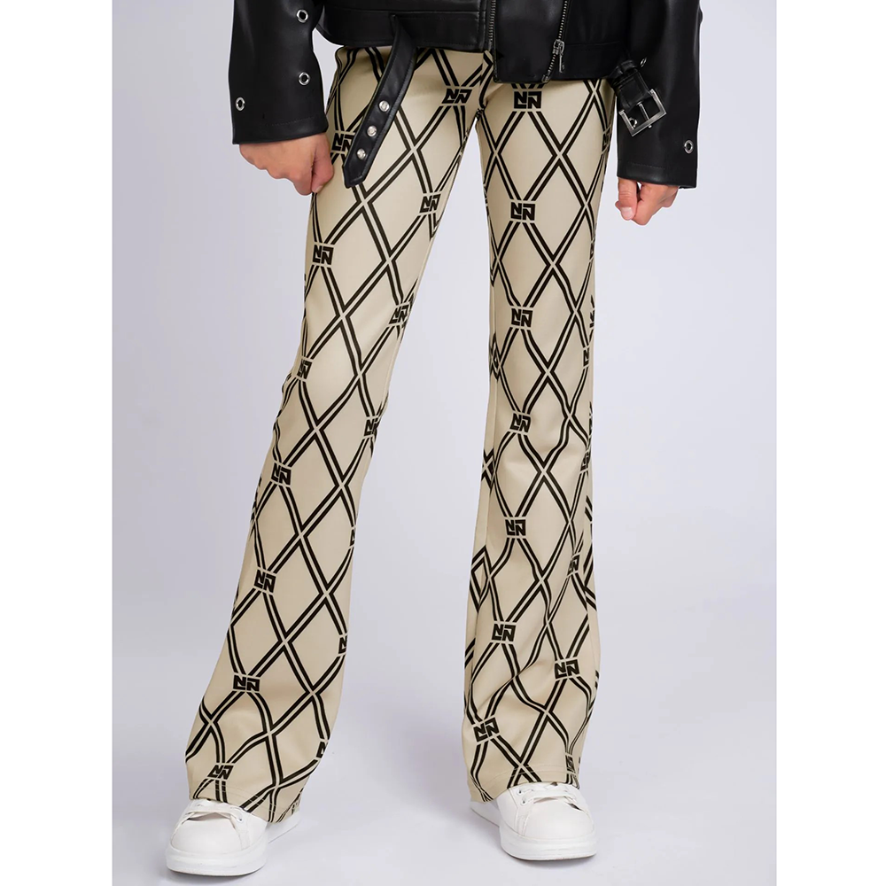 Kenza Flared Pants Beige Kenza Flared Pants Beige