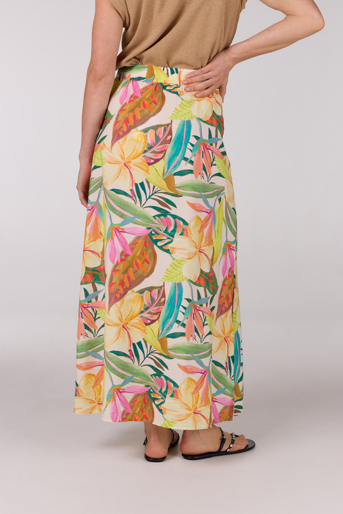 FANS ROK WAP 691 long slits elastic waistband Multi FANS ROK WAP 691 long slits elastic waistband Multi