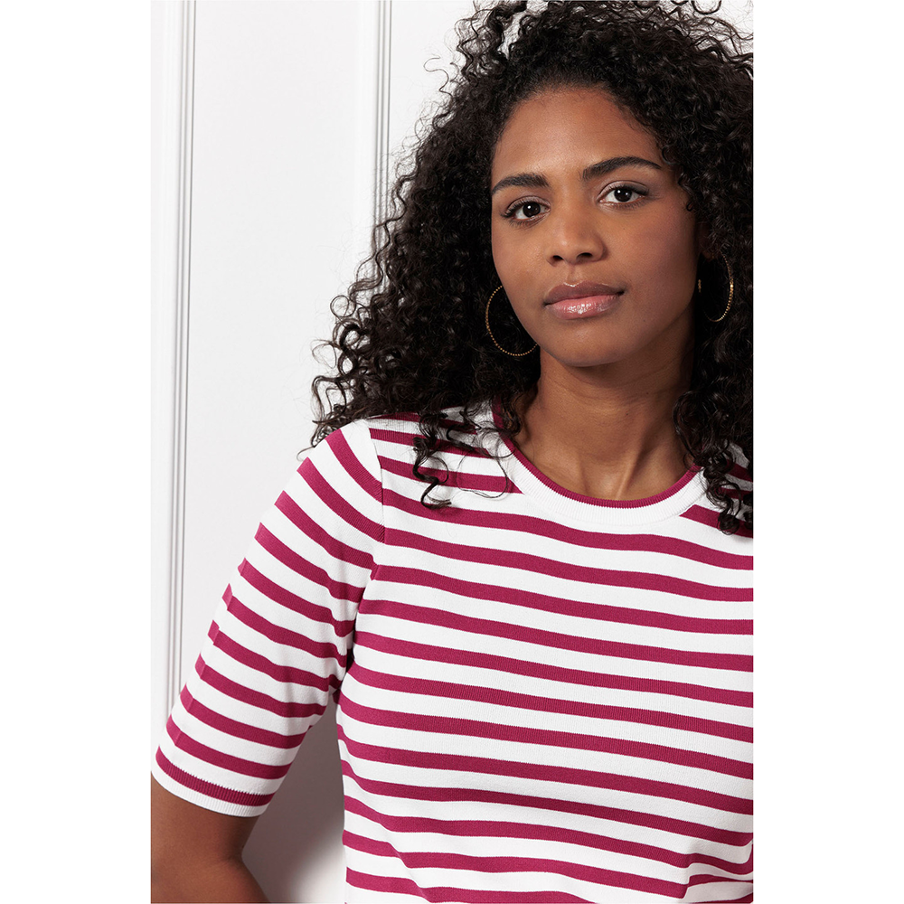 Luna ssl stripe pullover Roze Luna ssl stripe pullover Roze