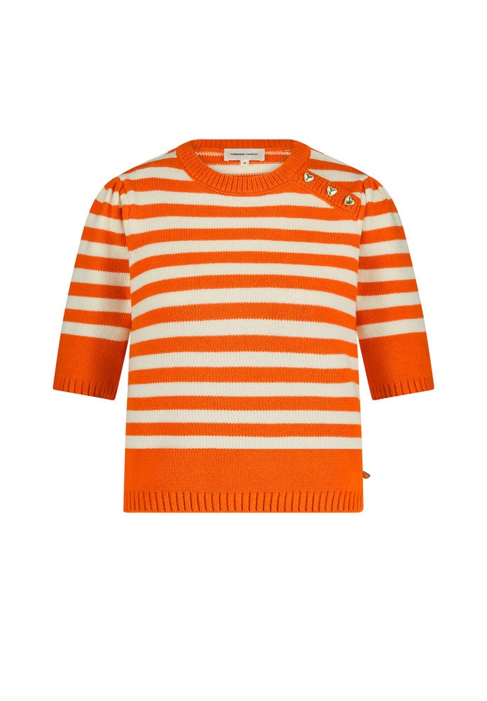 Stine Pullover Oranje Stine Pullover Oranje