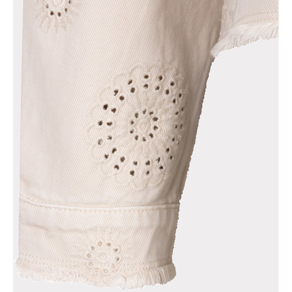 Jacket embroidery flower Zand Jacket embroidery flower Zand