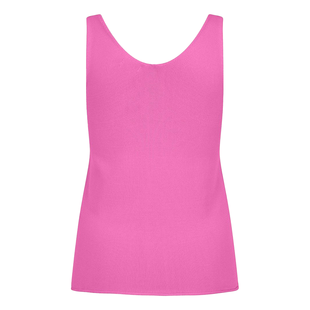 Top rib V-neck Sleeveless Licht Roze KL Top rib V-neck Sleeveless Licht Roze KL
