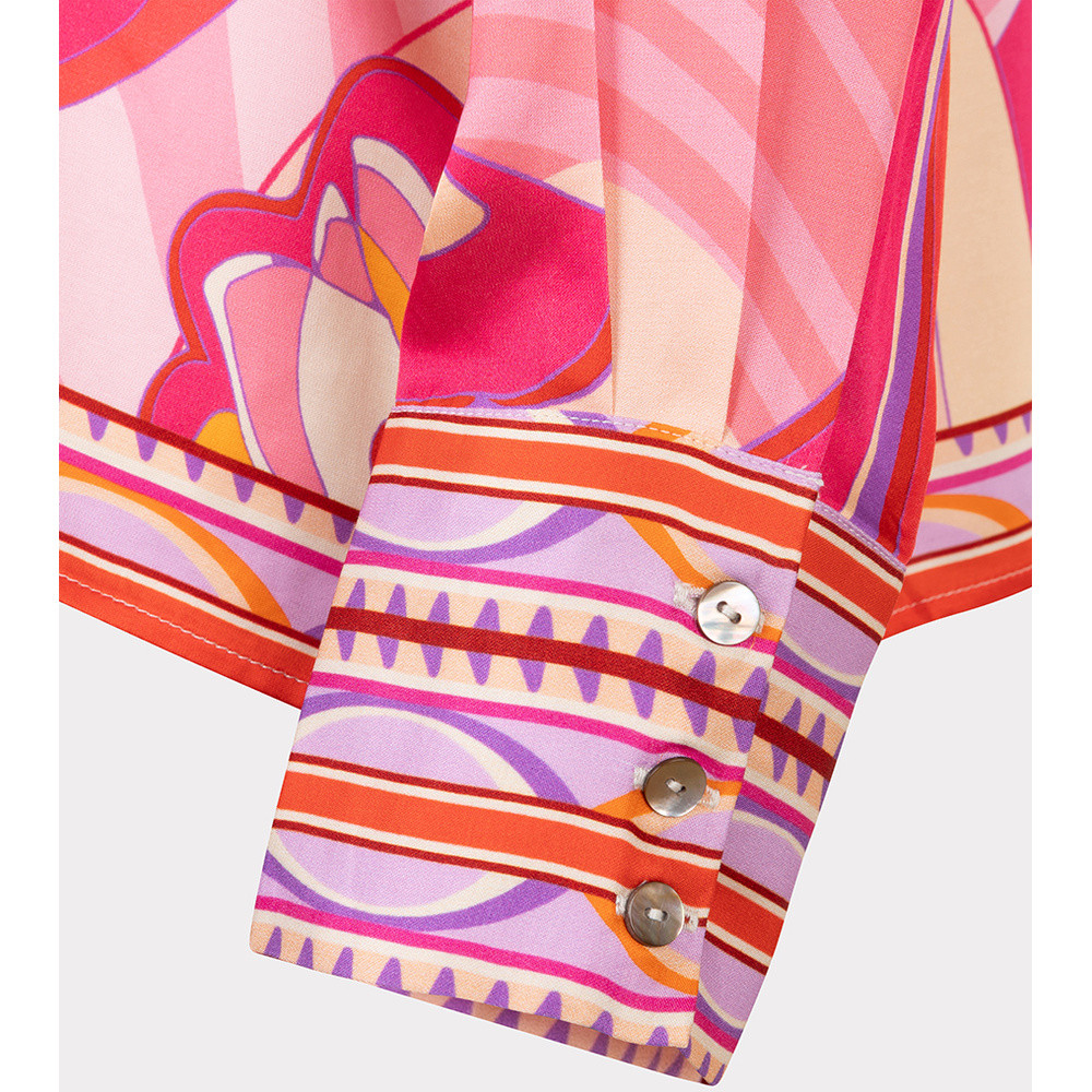 Blouse wide Disco Hit Roze Blouse wide Disco Hit Roze