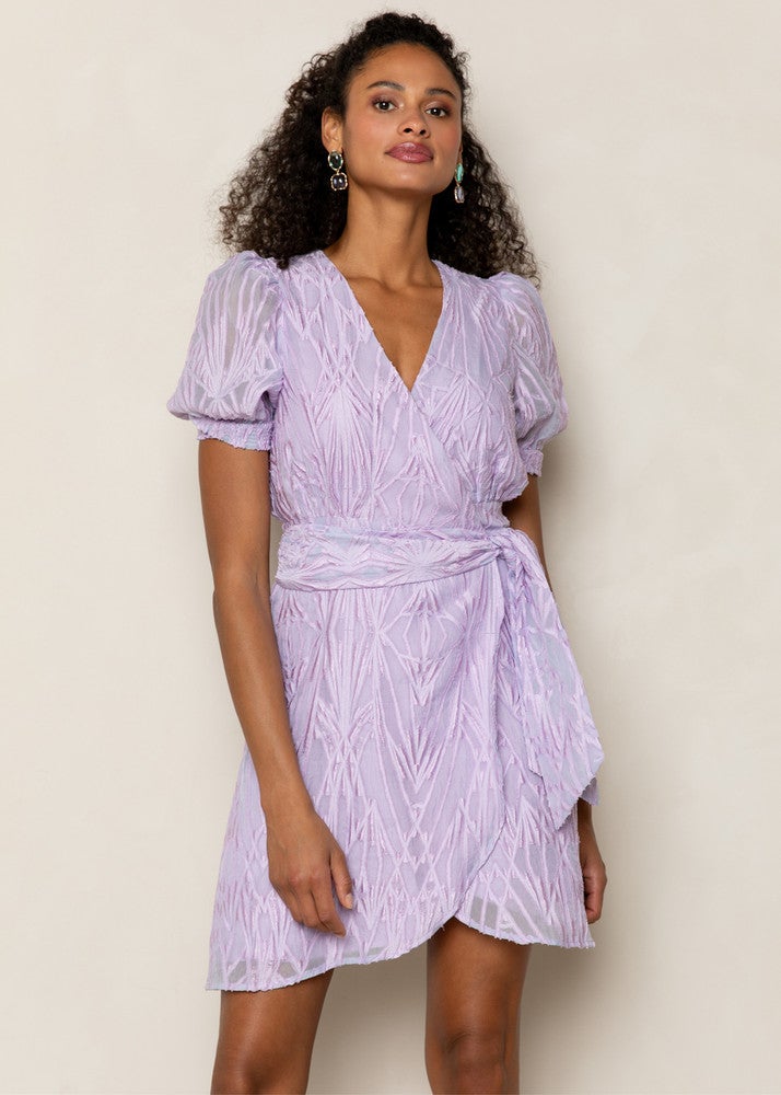 Blossom Mini Dress Paars Blossom Mini Dress Paars