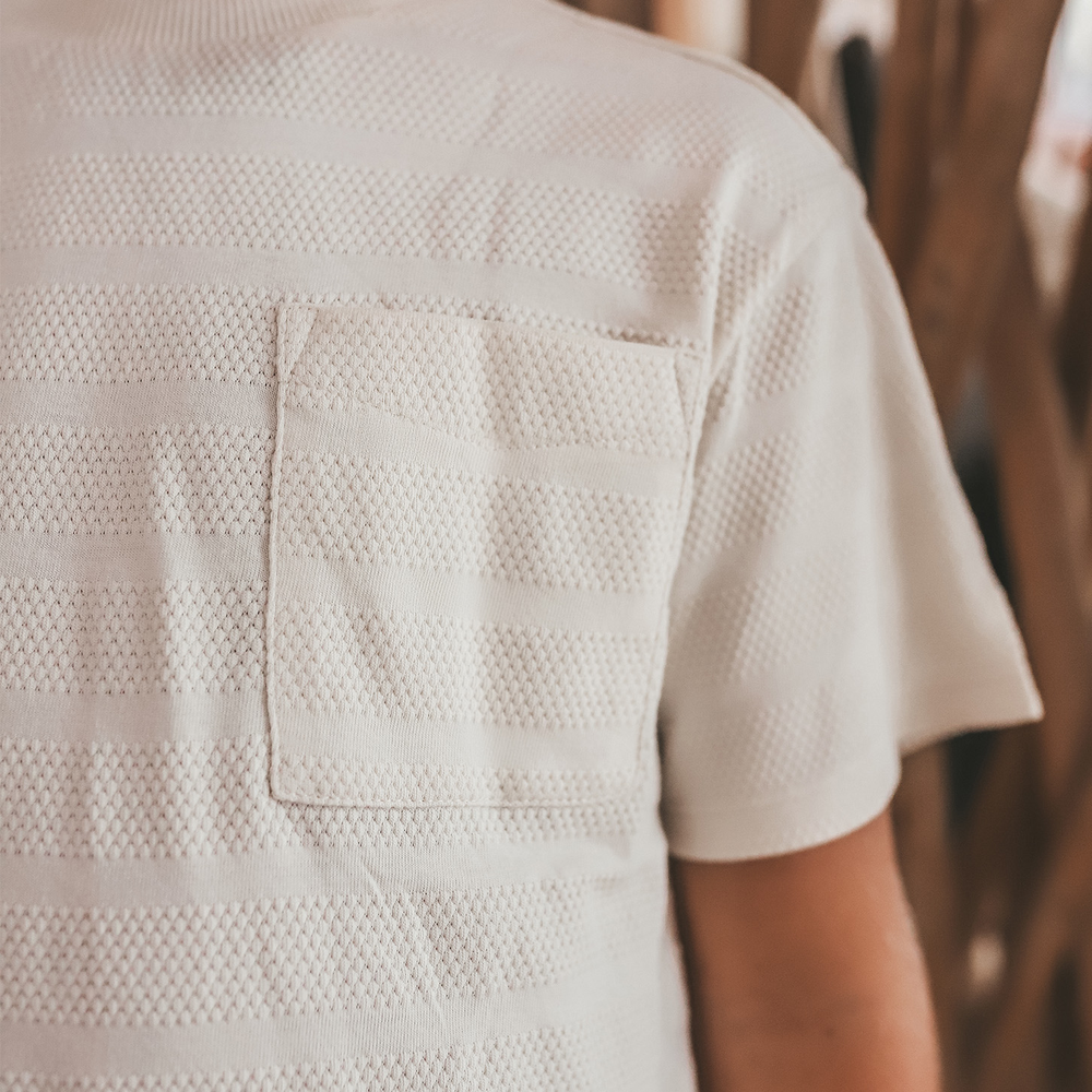 Grain Oversized Tee Pocket Ecru Grain Oversized Tee Pocket Ecru