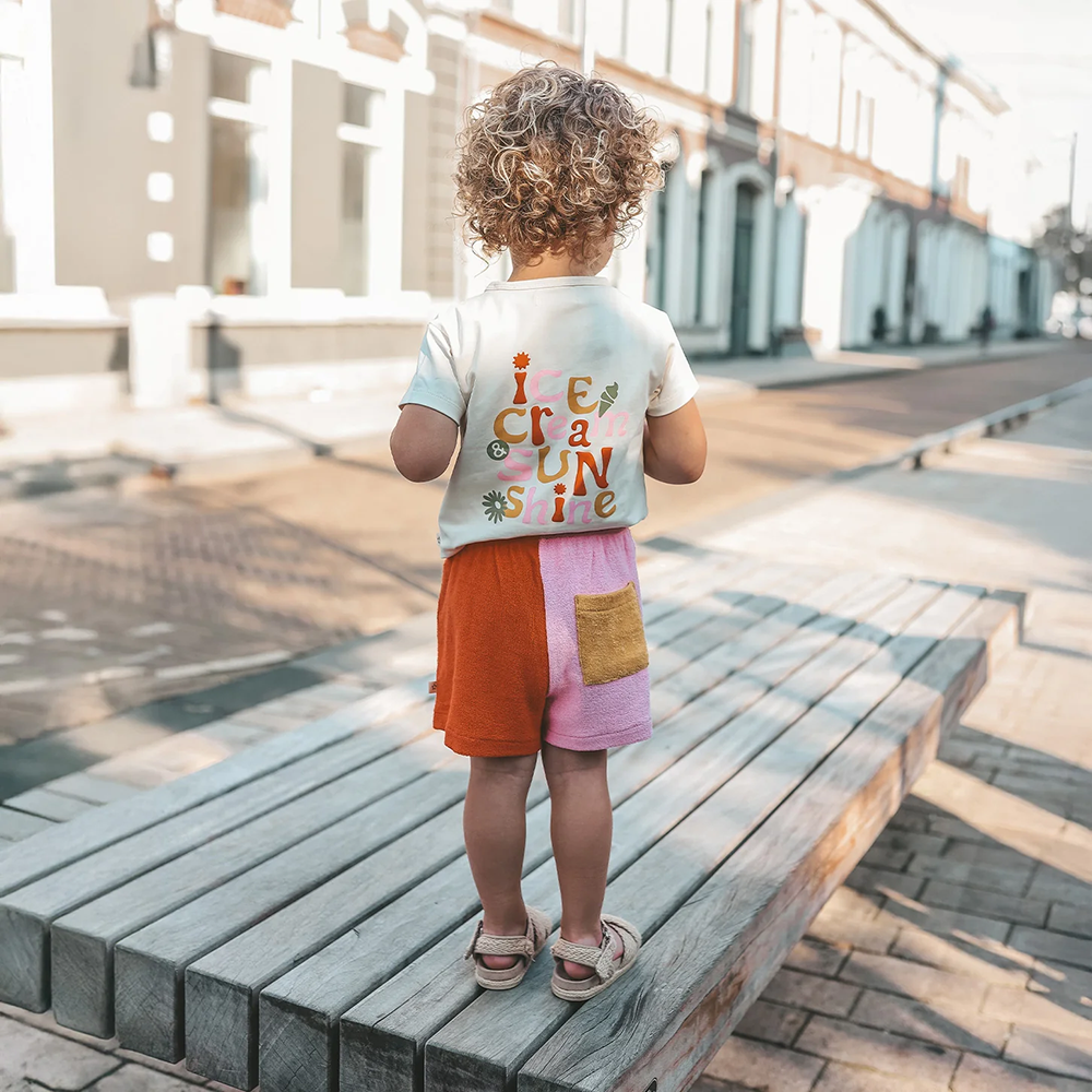 Ice and Sun Shortsleeve Tee Ecru Ice and Sun Shortsleeve Tee Ecru