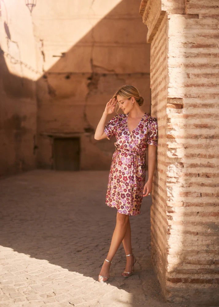 Dieke Pailletten Dress Roze Dieke Pailletten Dress Roze