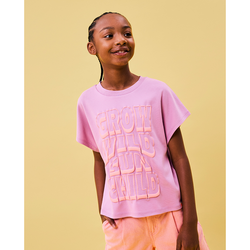 Smiley T-shirts Roze Smiley T-shirts Roze