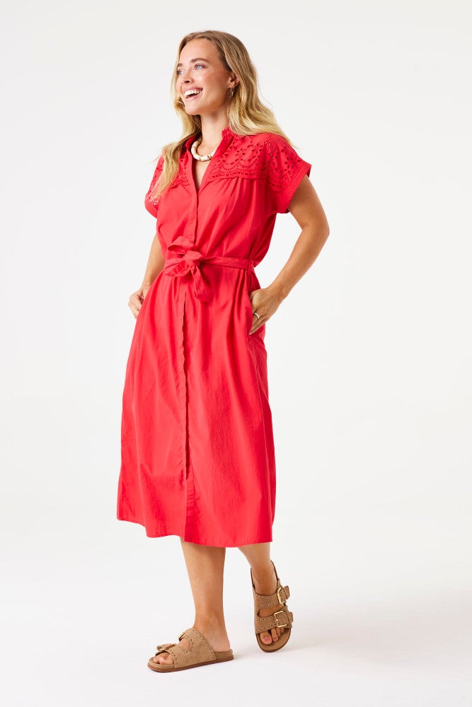 Ladies Dress E50280 Rood Ladies Dress E50280 Rood