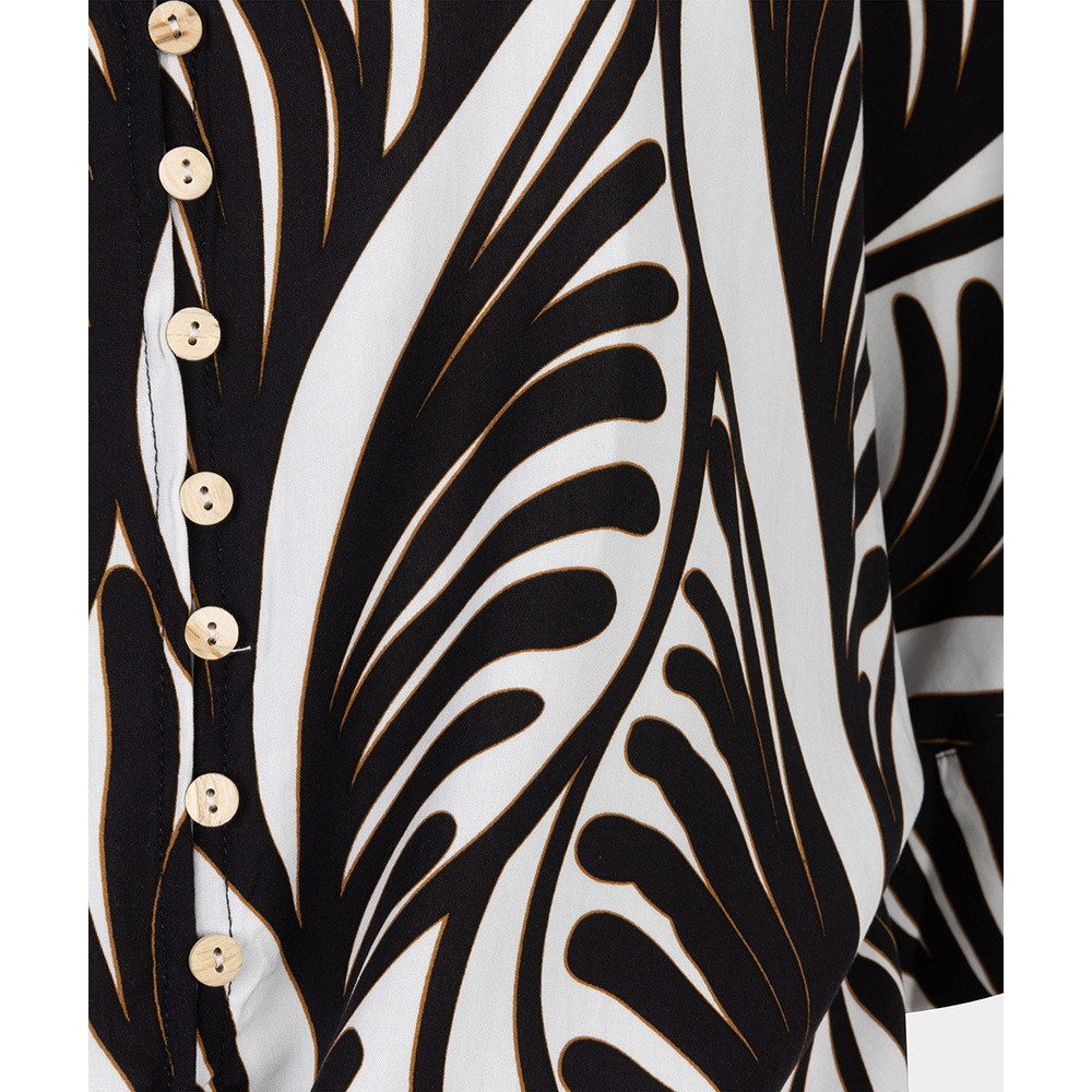 Blouse knot Summer vibes Zwart 1 Blouse knot Summer vibes Zwart 1