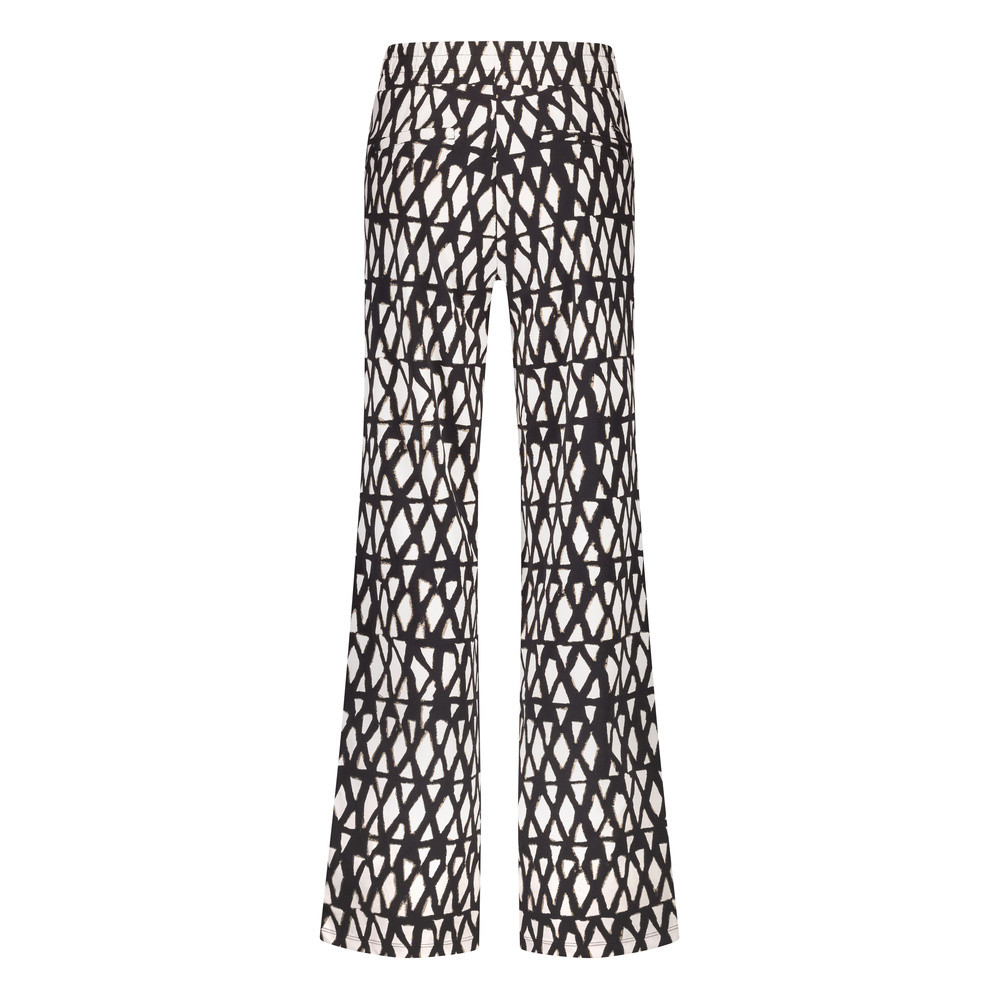 Skyler Ruta Print Trousers Zwart 1 Skyler Ruta Print Trousers Zwart 1