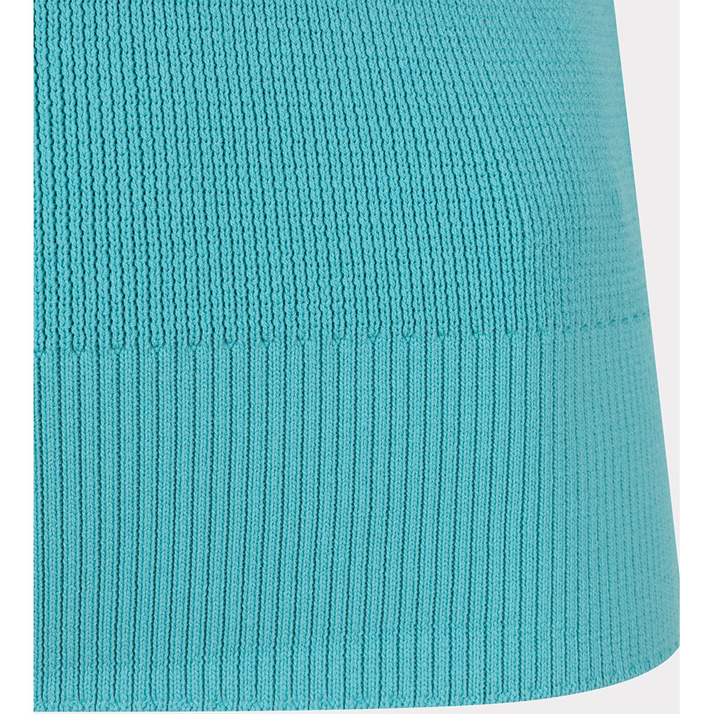 Top rib V-neck Sleeveless Blauw Top rib V-neck Sleeveless Blauw