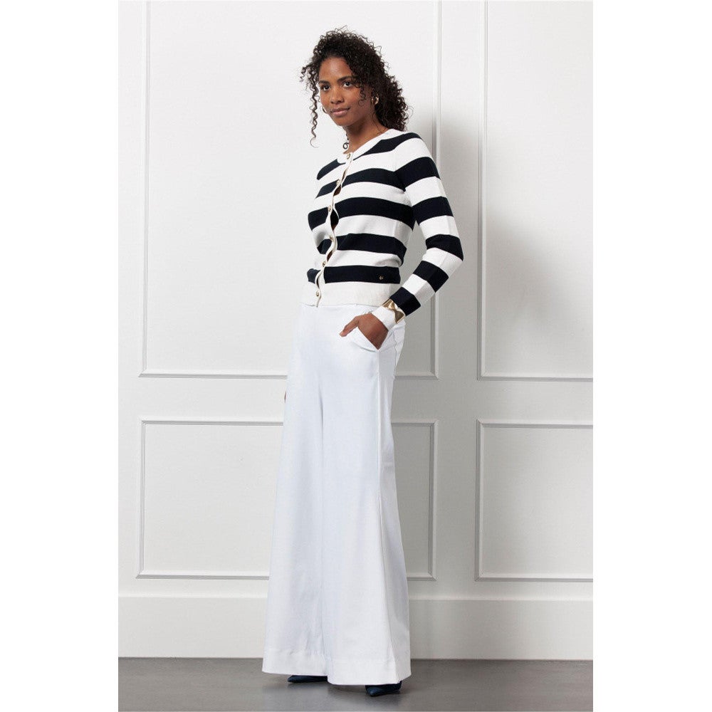 Cassie stripe cardigan Off White Cassie stripe cardigan Off White