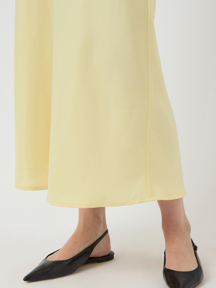 YASPELLA HW MAXI SKIRT S. NOOS Geel YASPELLA HW MAXI SKIRT S. NOOS Geel