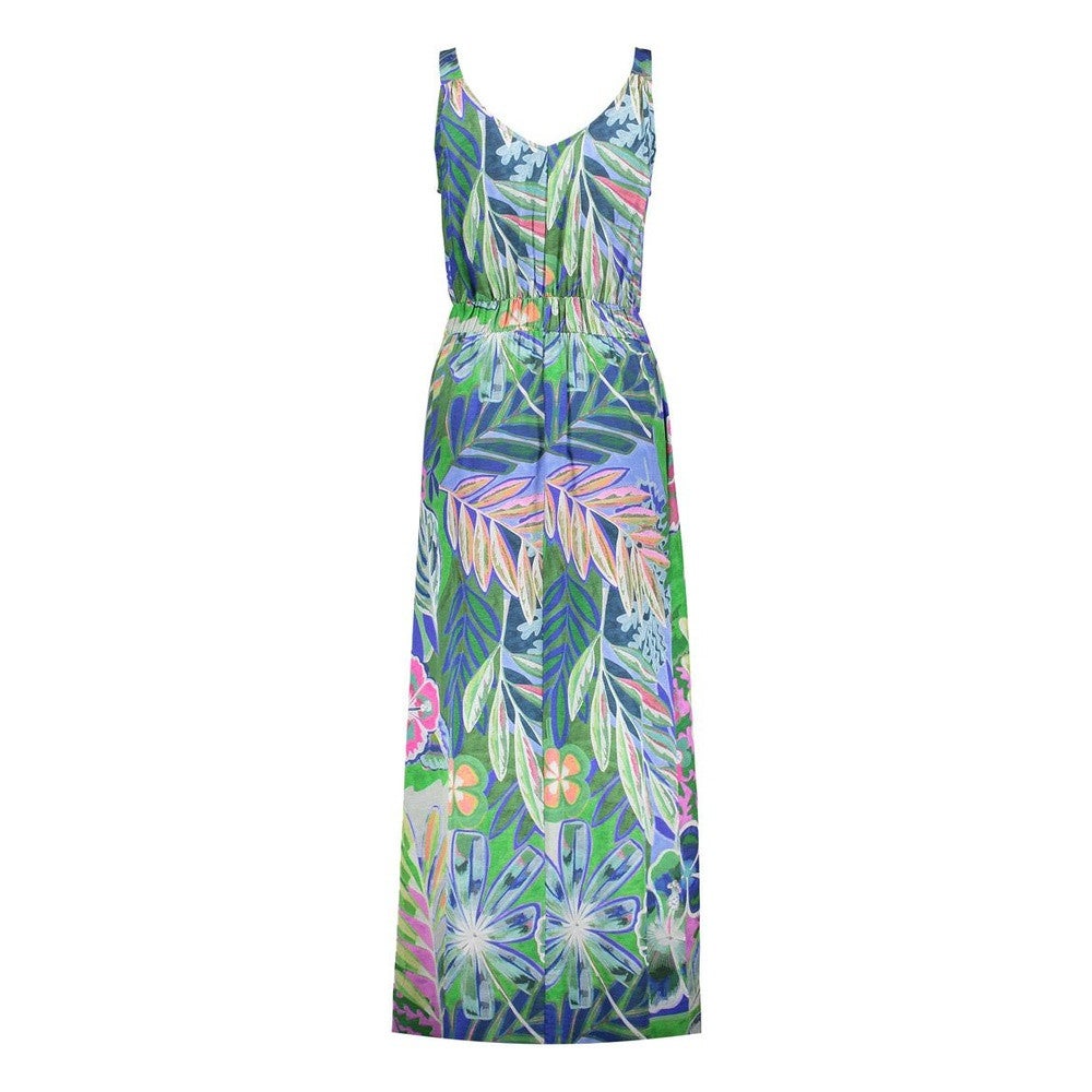 Floral Maxi Dress Blauw Floral Maxi Dress Blauw