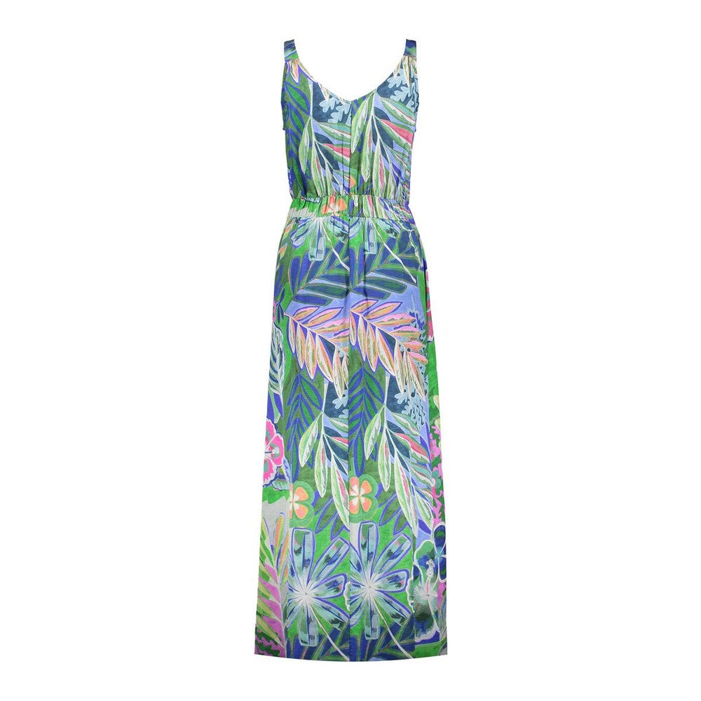 Floral Maxi Dress Blauw Floral Maxi Dress Blauw