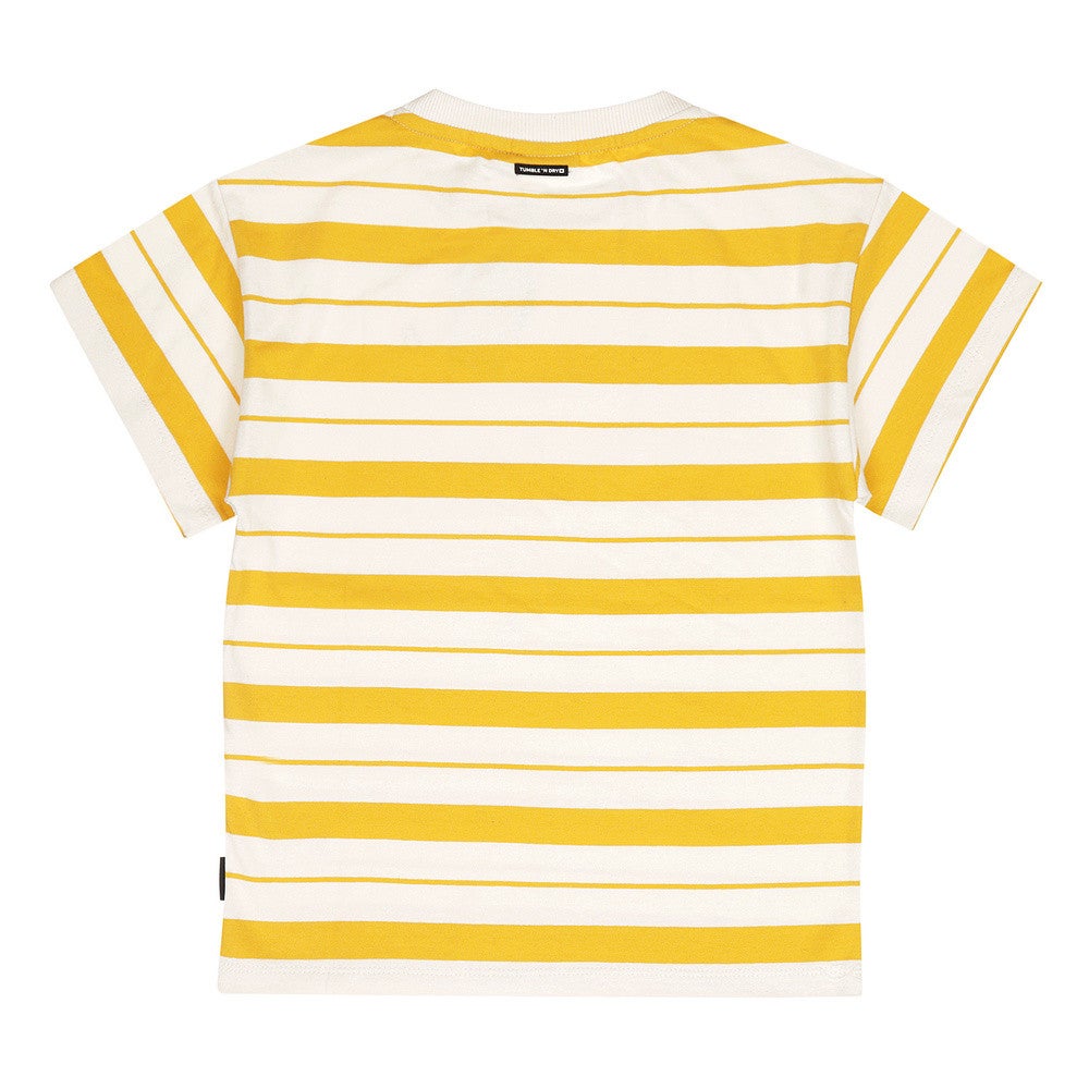 Glace Tee Striped Geel Glace Tee Striped Geel