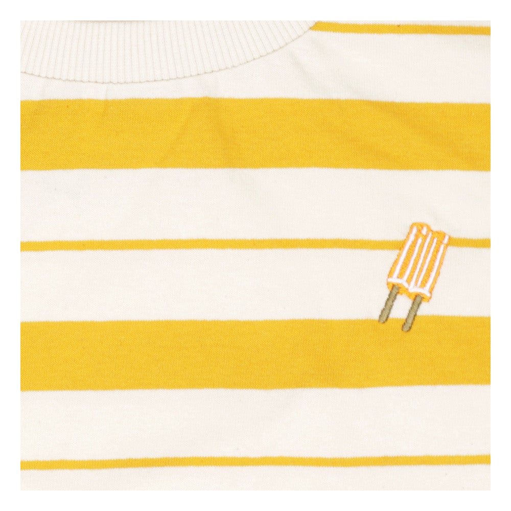 Glace Tee Striped Geel Glace Tee Striped Geel